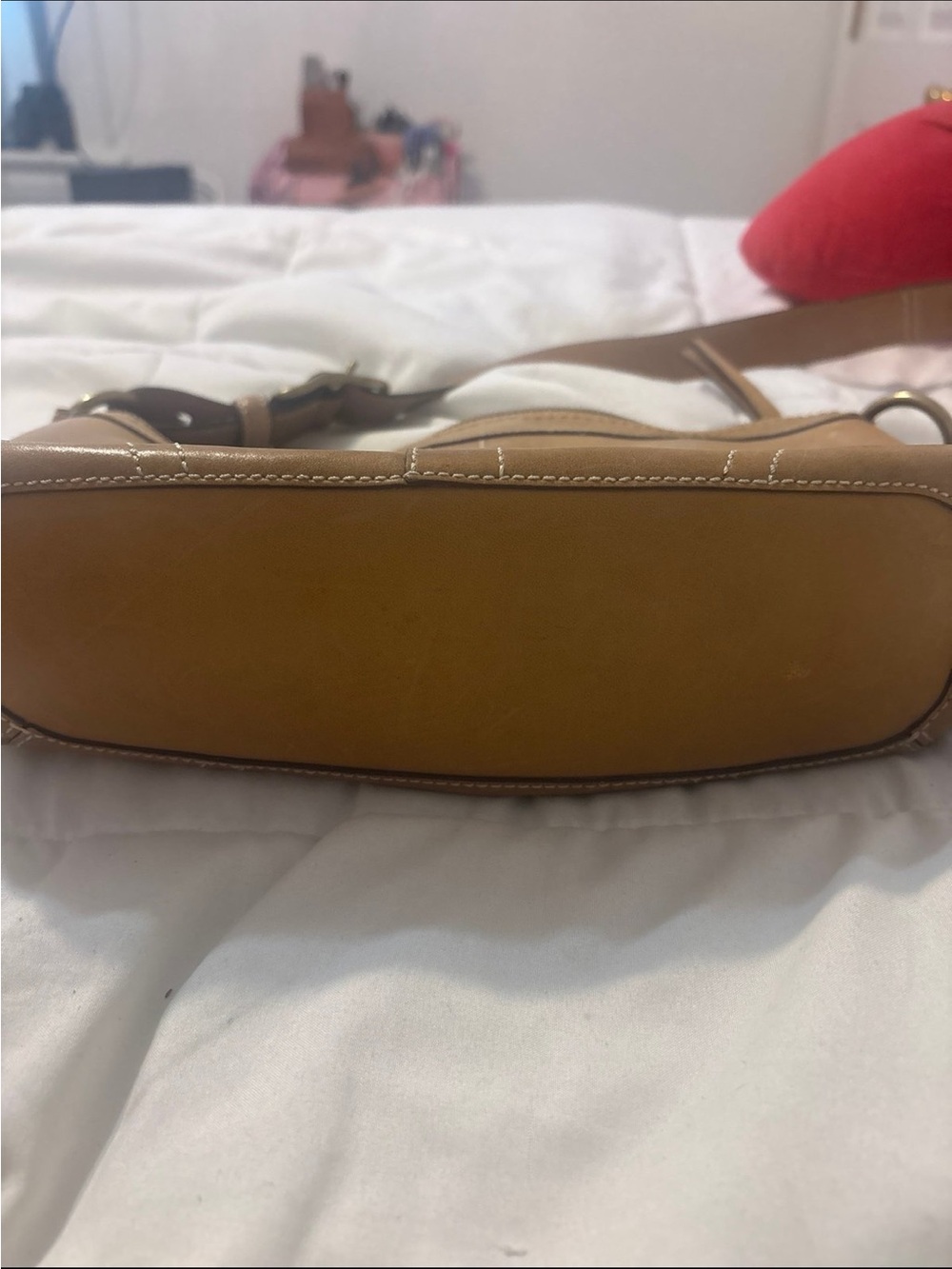 Vintage genuine leather COACH purse - Picture 3 of 7